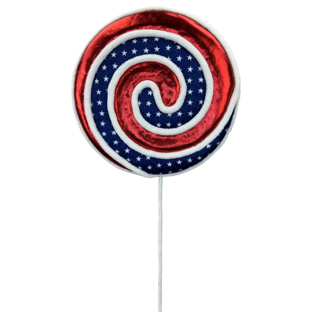 8" Diameter Patriotic Lollipop