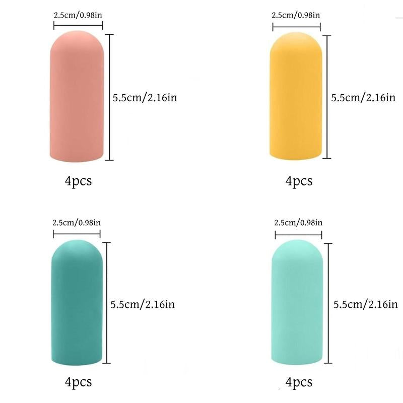 1 Set of 16 Silicone Bottle Covers Travel Essentials for Women Men, Beach Vacation Essentials, Travel Size Toiletries Accessories, Cruise Ship Essentials, Must Haves, Leak Proofing