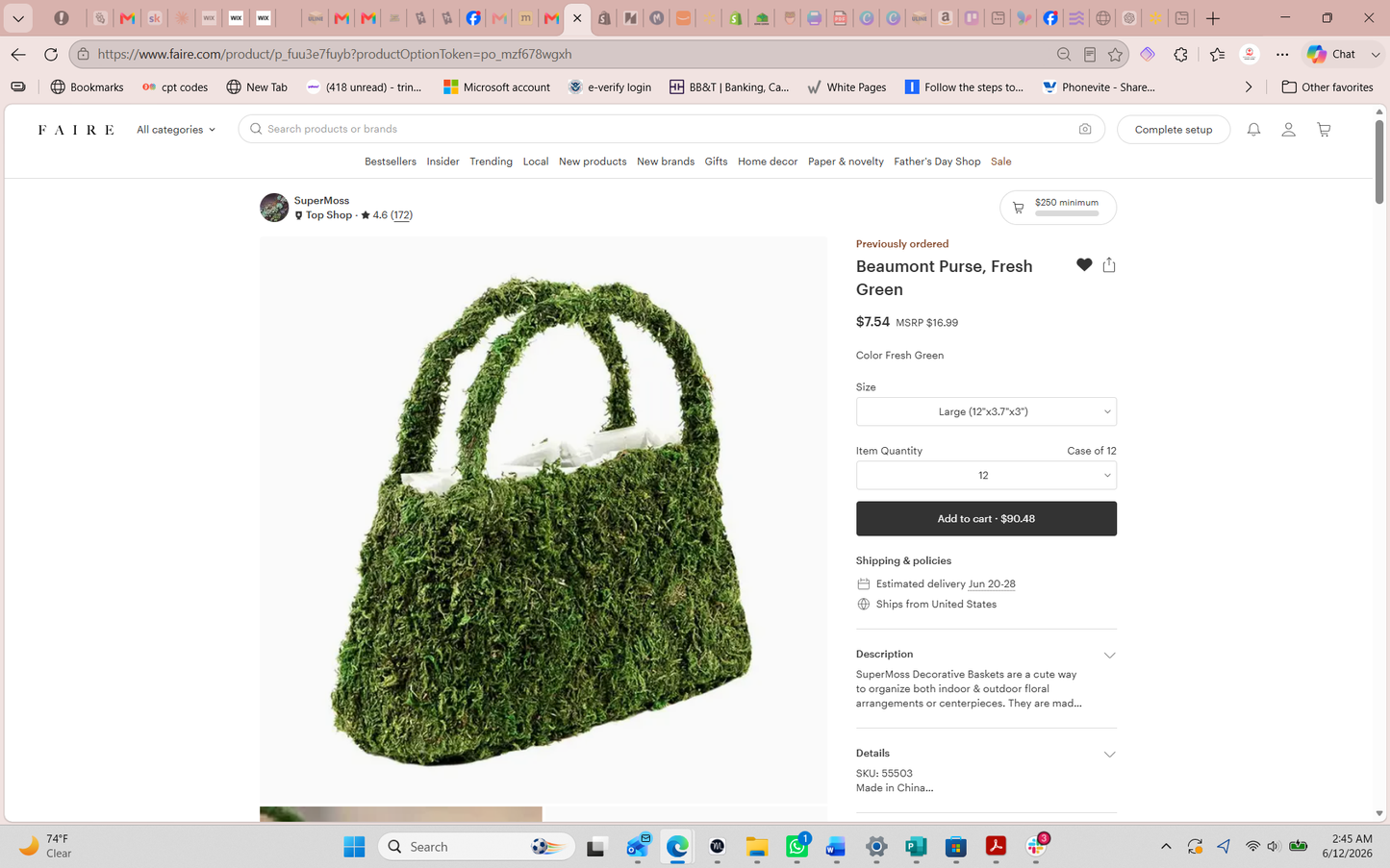 Beaumont Purse, Fresh Green