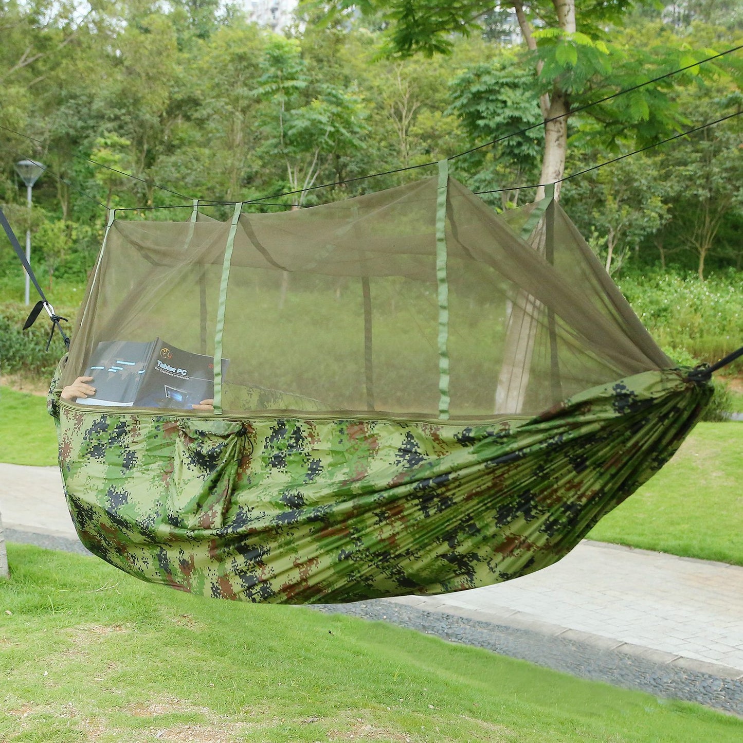 Camping Hammock, Portable Double Hammock With Net