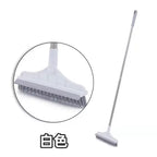 Floor Scrub Brush 2 in 1 Cleaning Brush Long Handle Removable Wiper Magic Broom Brush Squeegee Tile Kitchen Cleaning Tools
