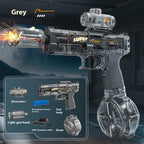 LED Lights Electric Water Guns Children Simulated Shooting Recoil Powerful Automatic Water Spray Gun Kids Summer Outdoor Toys