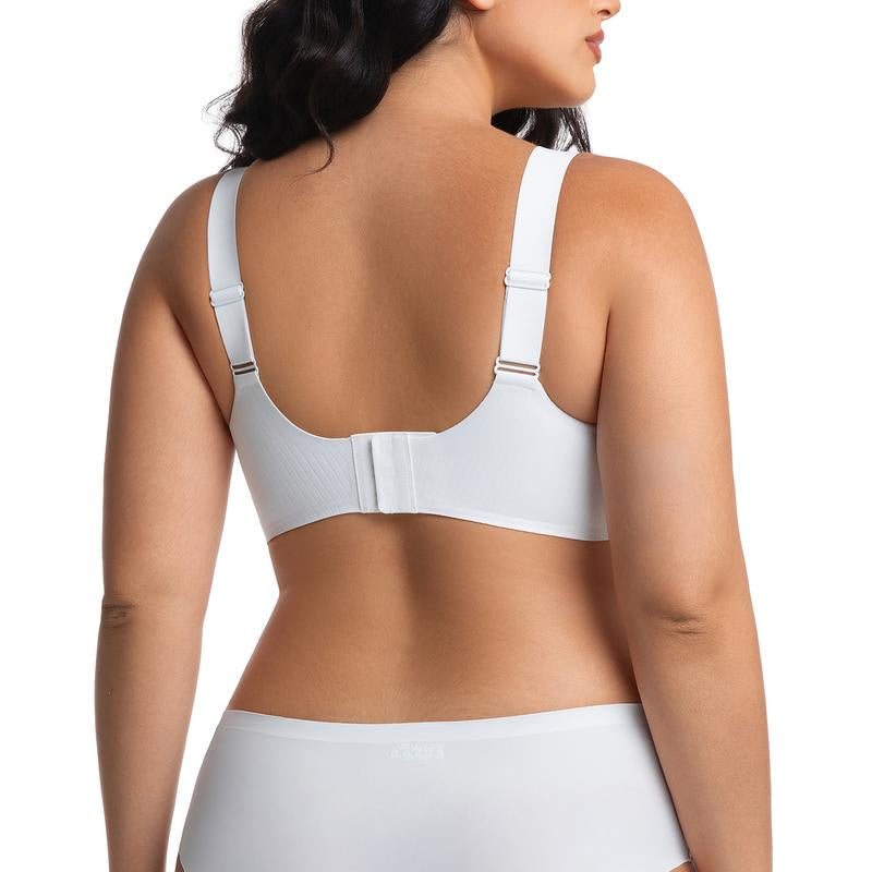 Plus Size Fashion Lingerie: Wireless Seamless Bra Full Coverage Comfortable Wireless Padded Bras Comfort Push-Up T-Shirt Bra for Everyday