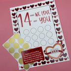 Valentine Scratch Off Print Valentine's Day