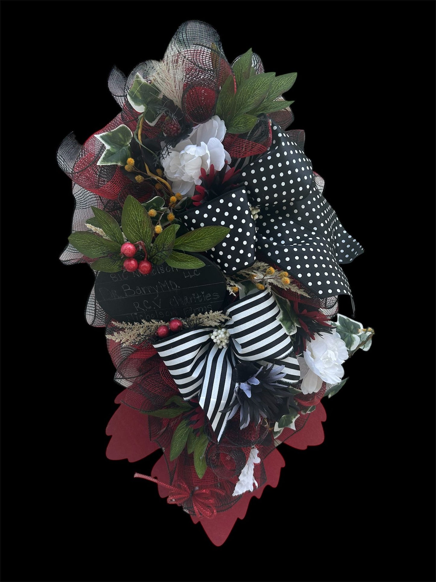 ✨ The Duchess Noir — Luxe Holiday Wreath