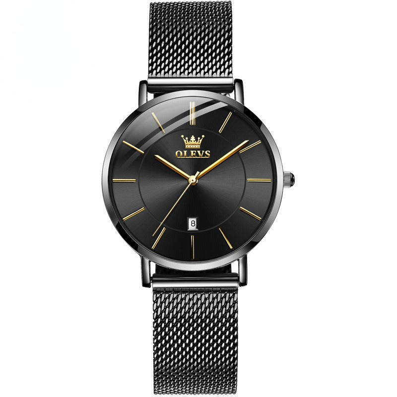 Valentine's Day Thin Men And Women Couple Electronic Quartz Watch