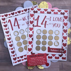 Valentine Scratch Off Print Valentine's Day
