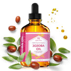 Jojoba Oil Organic, Pure Cold Pressed Natural Unrefined Moisturizer for Skin Hair and Nails 4 Oz