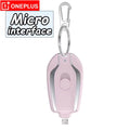 1500Mah Mini Keychain Power Bank Emergency Portable Charger Compatibility for Iphone Samsung Xiaomi Small Size Powerbank