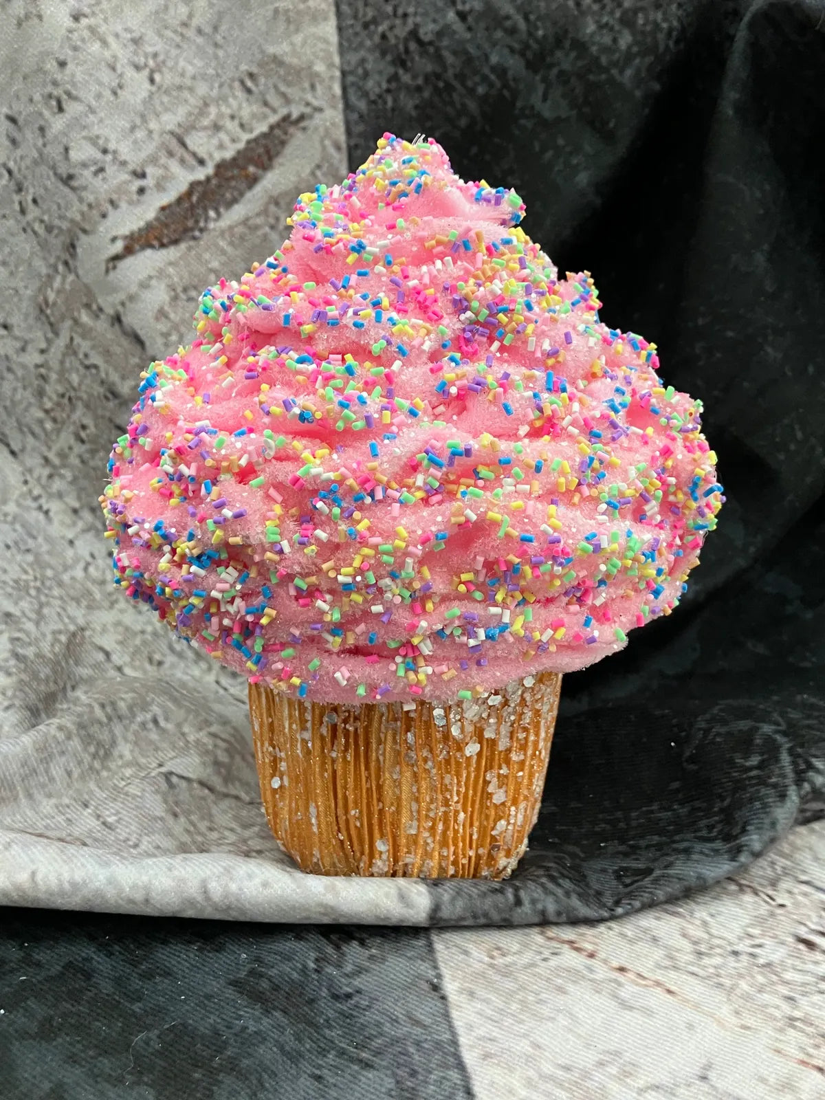7" Pink Cupcake